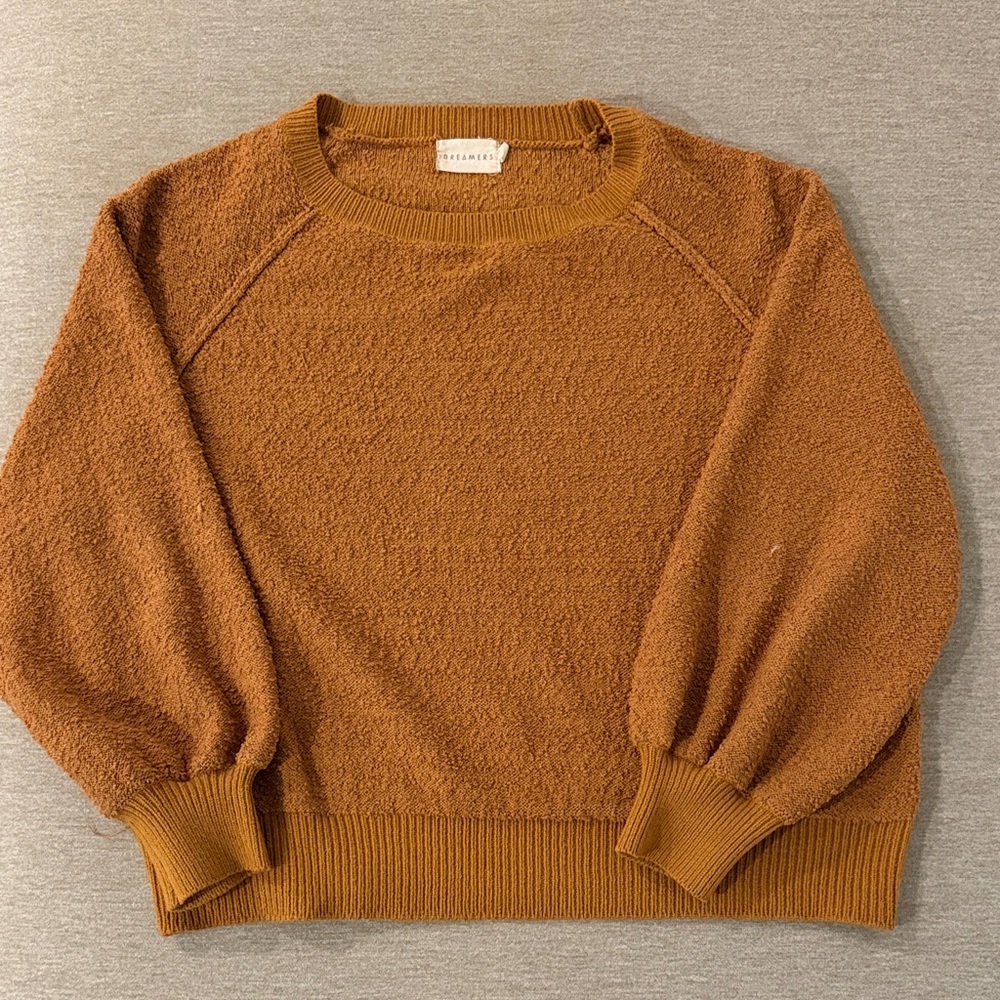 Dreamers Warm Amber Knit Sweater